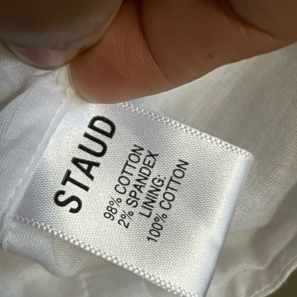 ☑️STAUD White Kai Camisole Sz 2 - Picture 12 of 12